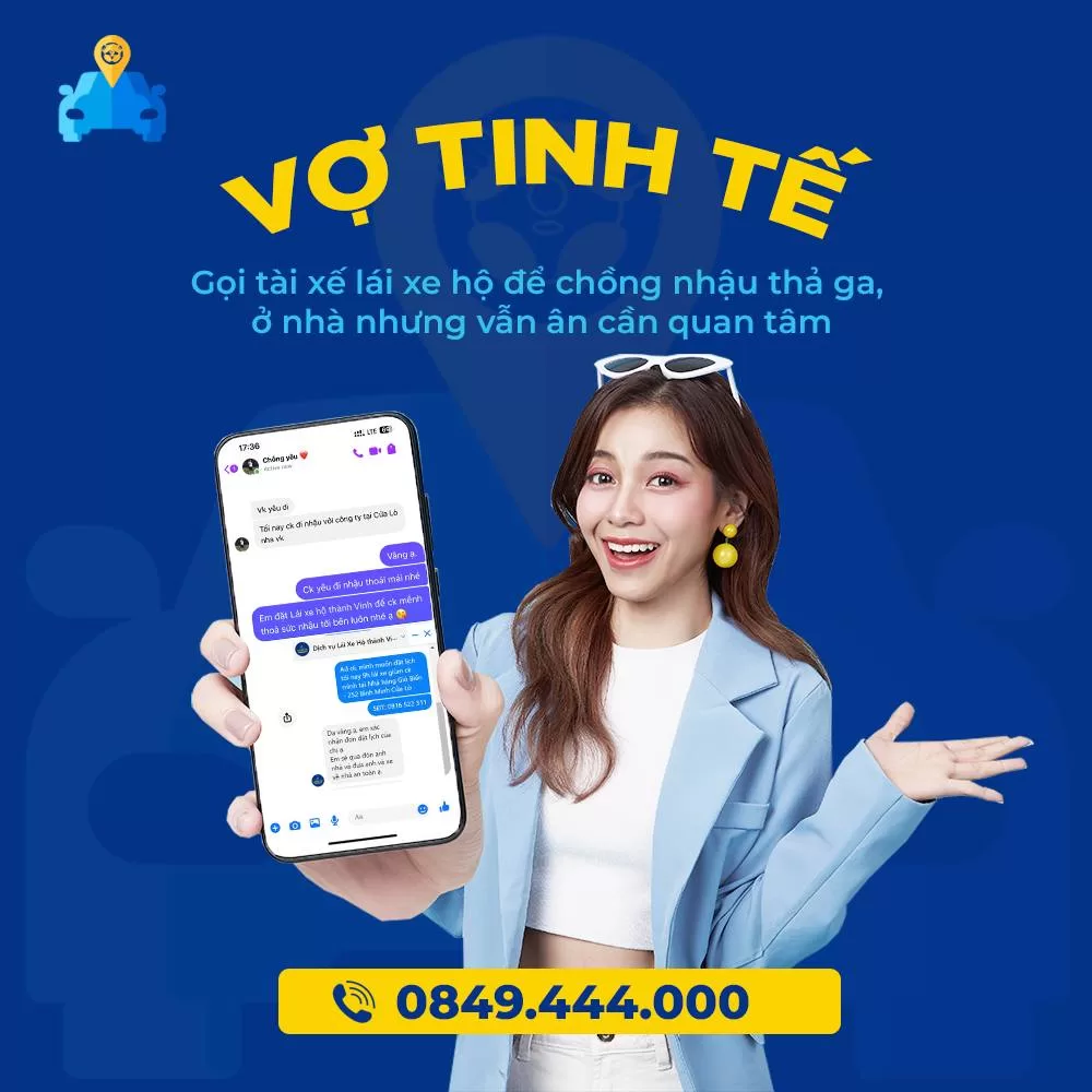 Vợ tinh tế lái xe hộ thành vinh